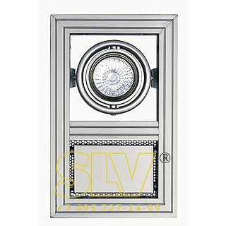 154292 AIXLIGHT САRDAFRAME WALL GU10 светильник настенный для лампы GU10 50Вт макс., серебристый SLV 154292 AIXLIGHT САRDAFRAME WALL GU10 светильник настенный для лампы GU10 50Вт макс., серебристый SLV