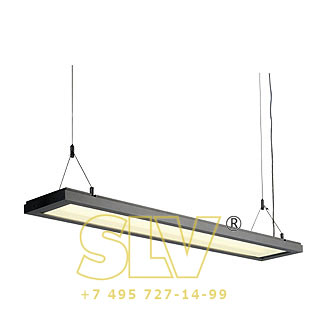 154814 AIXLIGHT PENDANT SYSTEM, T5-ELEMENT, светильник с ЭПРА для 2х ламп T5 по 54 Вт, серебристый SLV 154814 AIXLIGHT PENDANT SYSTEM, T5-ELEMENT, светильник с ЭПРА для 2х ламп T5 по 54 Вт, серебристый SLV
