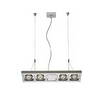 154222 AIXLIGHT LONG MR16 светильник подвесной с ЭПН для 4-x ламп MR16 по 50Вт макс., серебристый