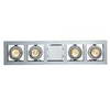 154242 AIXLIGHT LONG GU10 светильник подвесной для 4-x ламп GU10 по 50Вт макс., серебристый